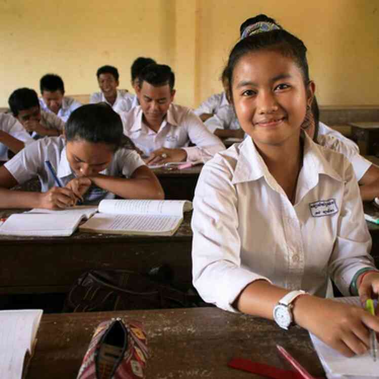 School girl in Cambodia (GPE)